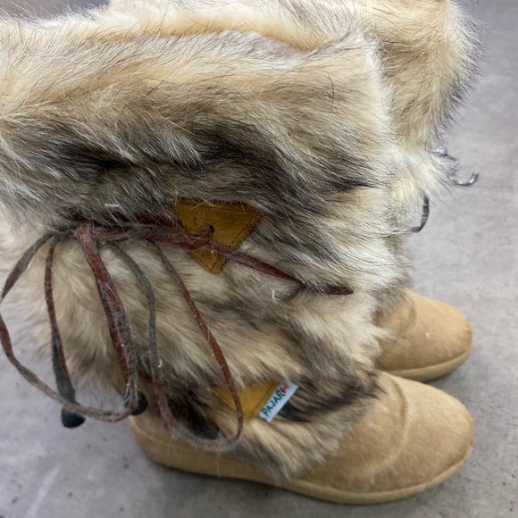 Pajar Shoes - Y2K Fur Boots Pajar Canada Kim Red Fox Pony Hair Fur Winter Boots Size 37
